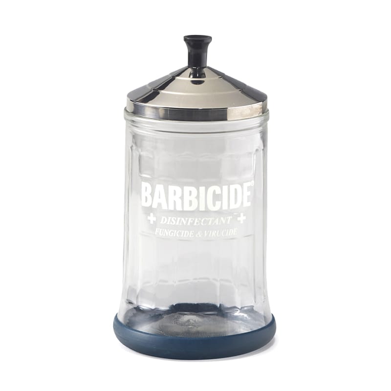 Midsize Barbicide Disinfectant Jar