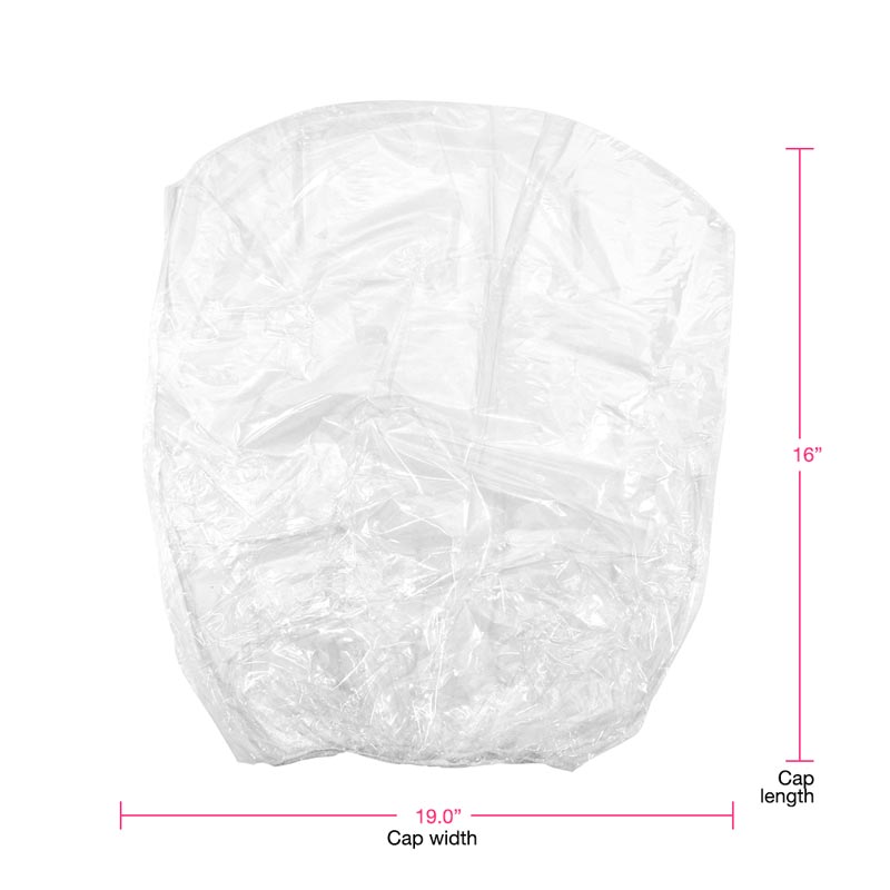 Clear Disposable Processing Caps, 100 ct.