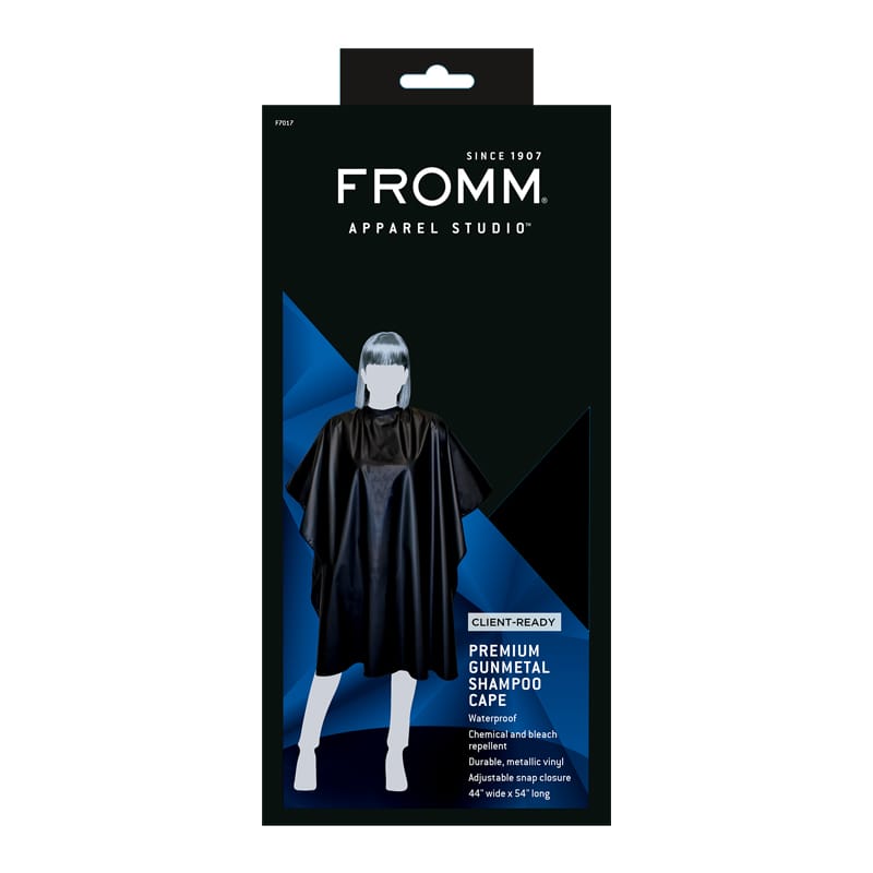 Premium Shampoo Cape, Gunmetal