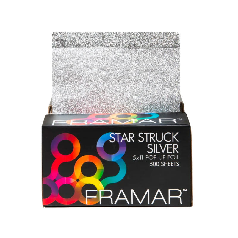 5x11" Pop-Up Embossed Foil - Star Struck Silver, 500 ct.