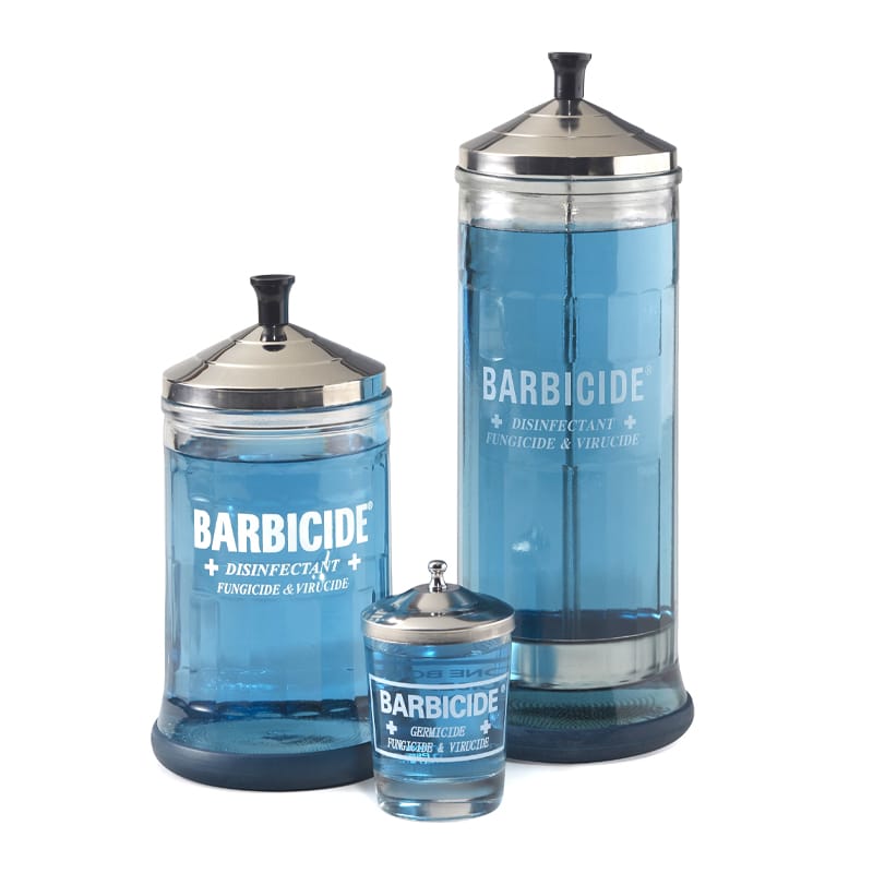 Large Barbicide Disinfectant Jar